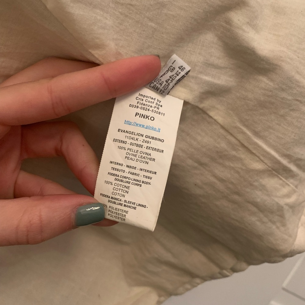 Pinko Leather Jacket